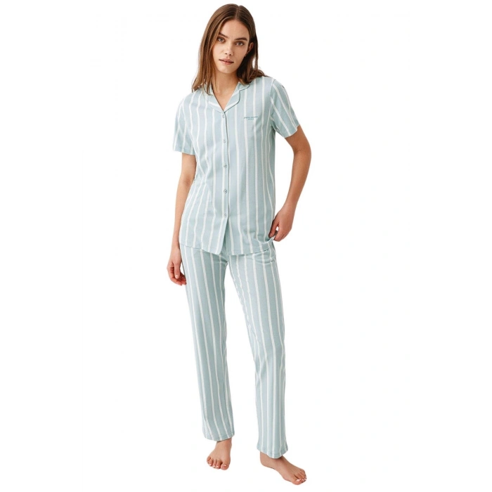 MARSiLYAN- GÖMLEK PİJAMA TAKIM KADIN PC9153-S