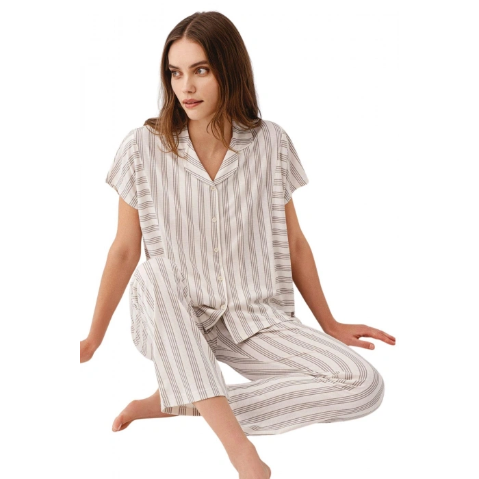 MARSiLYAN- GÖMLEK PİJAMA TAKIM KADIN PC9178-S