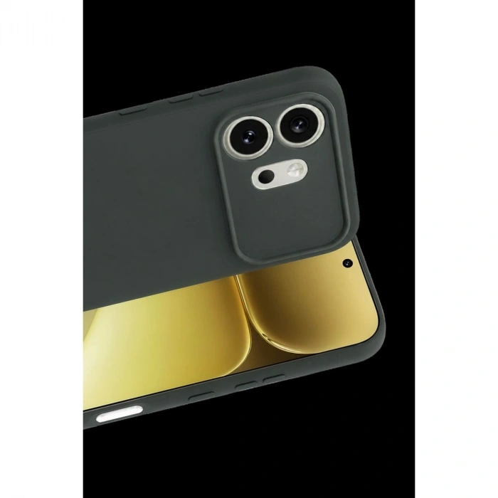 MARSİLYAN™- Huawei Honor 600 First Silikon - Koyu Yeşil