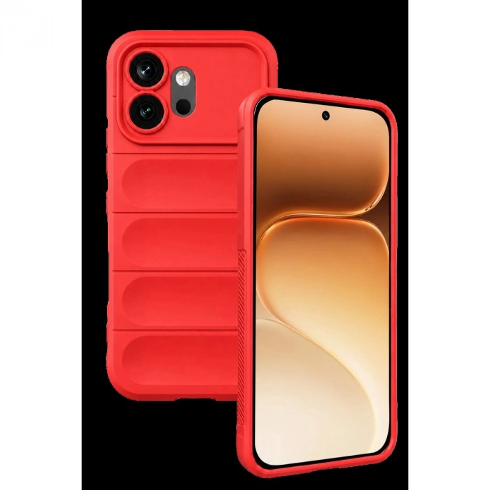MARSİLYAN™- Huawei Honor 600 Optimum Silikon - Kırmızı