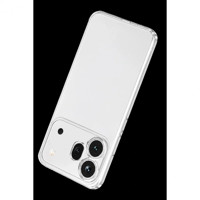 MARSİLYAN™- Huawei Honor 600 Pro Lüx Şeffaf Silikon - Şeffaf