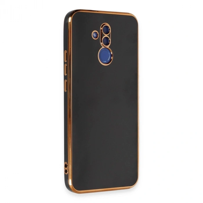 MARSİLYAN™- Huawei Mate 20 Lite Kılıf Volet Silikon - Siyah