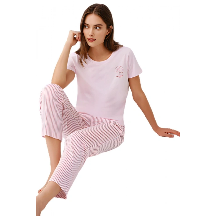 MARSiLYAN- İKİLİ PİJAMA TAKIM  KADIN PC9201-X