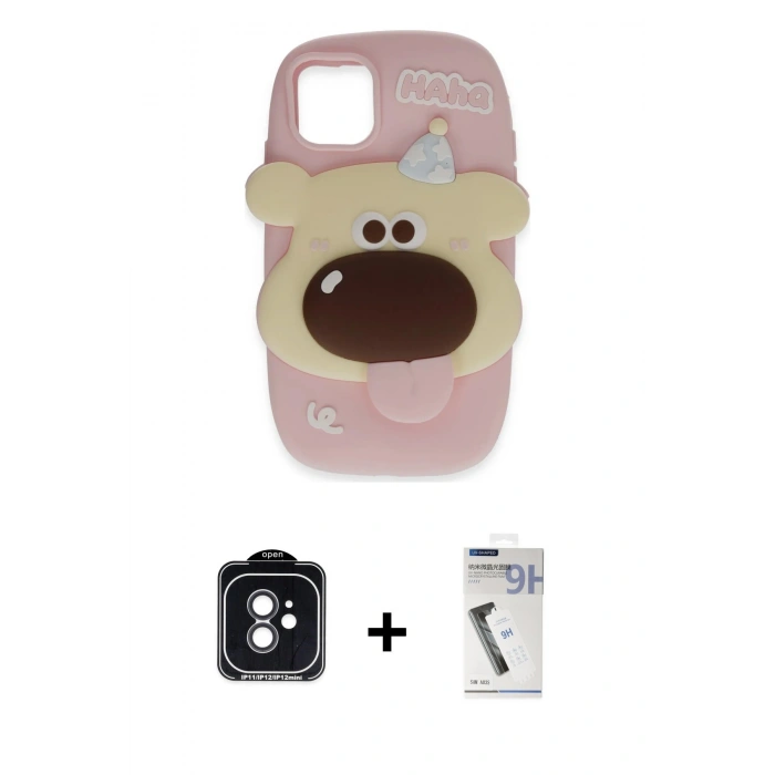 MARSİLYAN™- iPhone 11 Kılıf Akış Yansıma - Şeffaf Uv Polymer Nano Ekran Koruyucu + PVD Metal Kamera Lens - SH