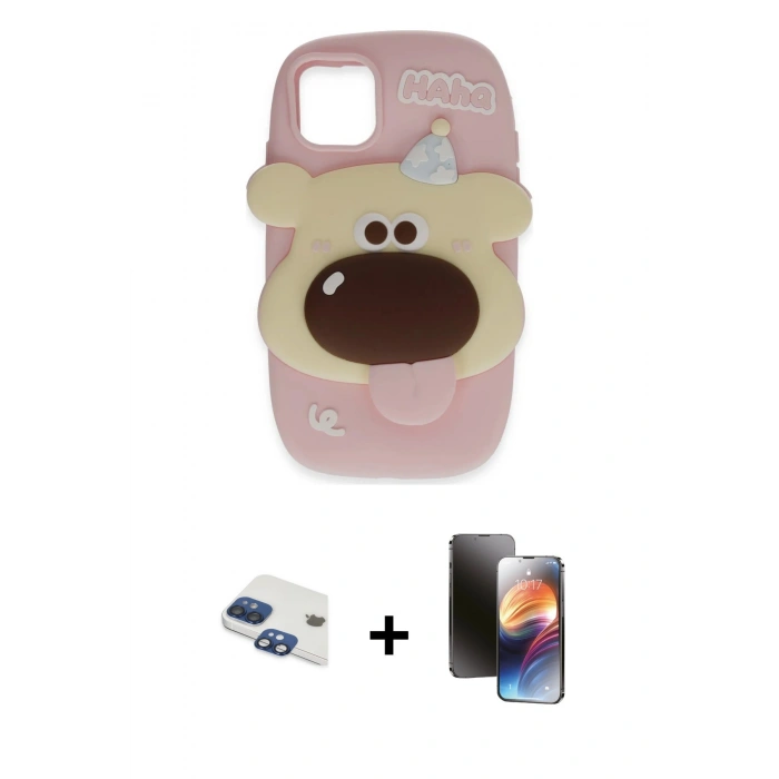 MARSİLYAN™- iPhone 11 Kılıf Akış Yansıma - Siyah 3D Antistatik Mat Seramik Nano Ekran Koruyucu + Pers Alüminyum Kamera Lens - LT