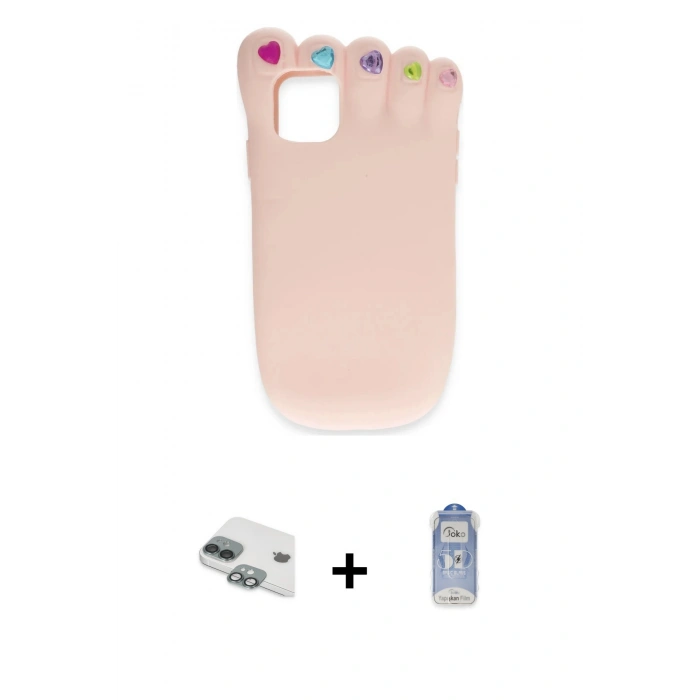 MARSİLYAN™- iPhone 11 Kılıf Akış Yansıma - Siyah Joko Magic 5D Cam + Yeşil Pers Alüminyum Kamera Lens