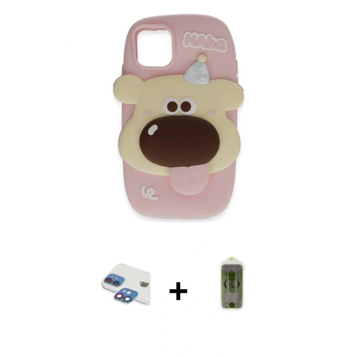 MARSİLYAN™- iPhone 11 Kılıf Akış Yansıma - Siyah Joko Magic 5D Hayalet Cam + Pers Alüminyum Kamera Lens - GI