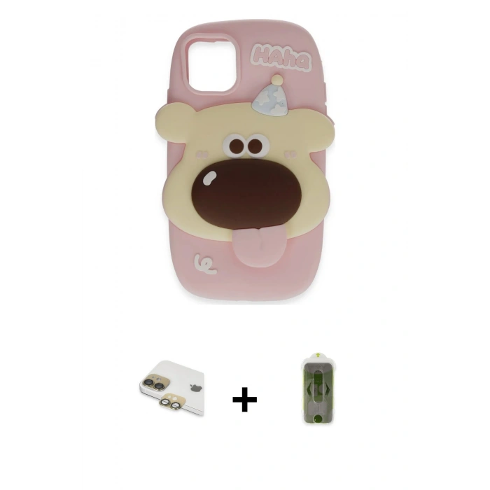 MARSİLYAN™- iPhone 11 Kılıf Akış Yansıma - Siyah Joko Magic 5D Hayalet Cam + Pers Alüminyum Kamera Lens - GD