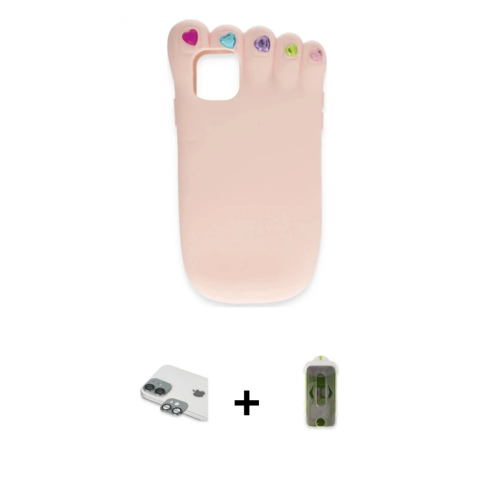 MARSİLYAN™- iPhone 11 Kılıf Akış Yansıma - Siyah Joko Magic 5D Hayalet Cam + Pers Alüminyum Kamera Lens - YL