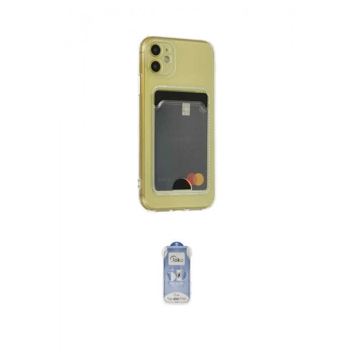 MARSİLYAN™- iPhone 11 Kılıf Doruk Klasik Koleksiyonu - Siyah Joko Magic 5D Cam