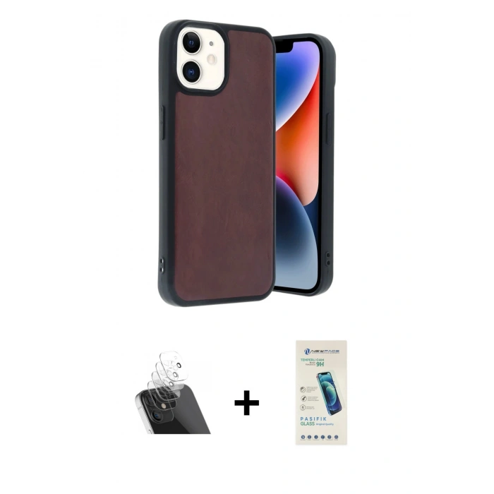 MARSİLYAN™- iPhone 11 Kılıf Kıvılcım Işık Serisi - Şeffaf Pasifik Cam Ekran Koruyucu + Kamera Lens Koruma Cam - SF