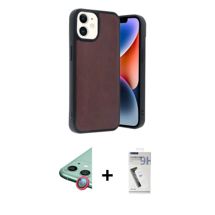 MARSİLYAN™- iPhone 11 Kılıf Kıvılcım Işık Serisi - Şeffaf Uv Polymer Nano Ekran Koruyucu + Raze Metal Kamera Lens - KI