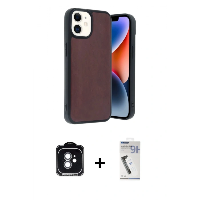 MARSİLYAN™- iPhone 11 Kılıf Kıvılcım Işık Serisi - Şeffaf Uv Polymer Nano Ekran Koruyucu + PVD Metal Kamera Lens - YL