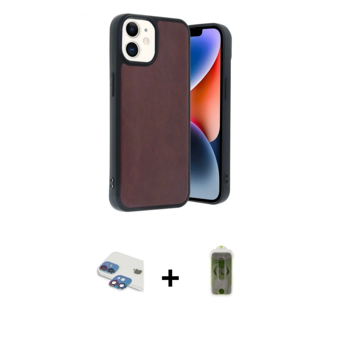 MARSİLYAN™- iPhone 11 Kılıf Kıvılcım Işık Serisi - Siyah Joko Magic 5D Hayalet Cam + Pers Alüminyum Kamera Lens - GI