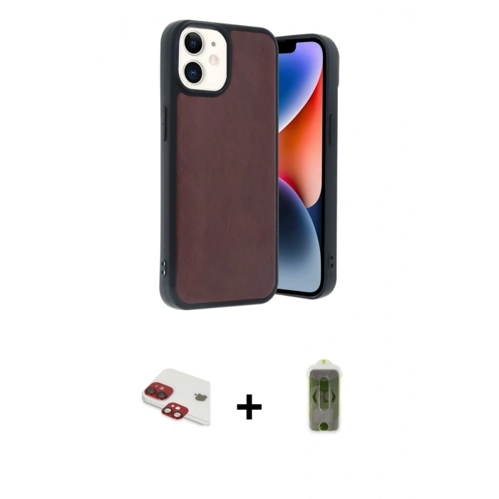 MARSİLYAN™- iPhone 11 Kılıf Kıvılcım Işık Serisi - Siyah Joko Magic 5D Hayalet Cam + Pers Alüminyum Kamera Lens - KI