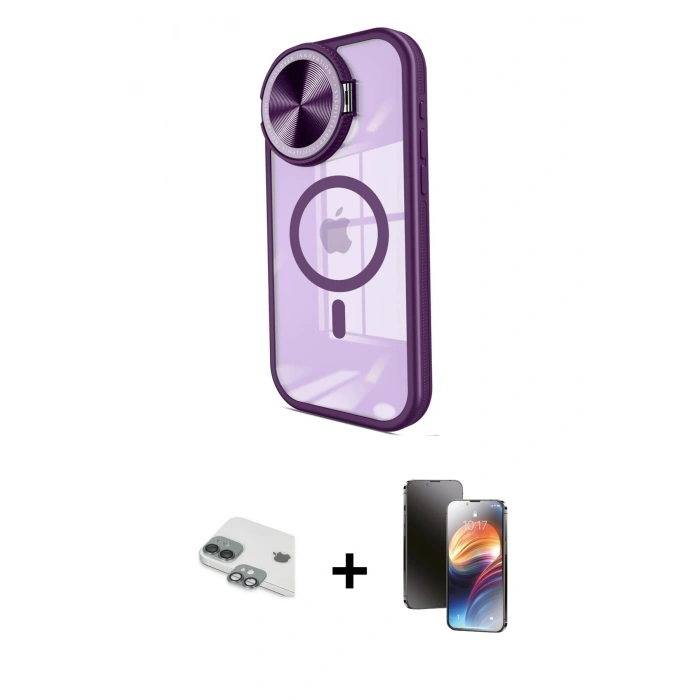 MARSİLYAN™- iPhone 11 Kılıf Kıvılcım Modern Koleksiyonu - Siyah 3D Antistatik Mat Seramik Nano Ekran Koruyucu + Yeşil Pers Alüminyum Kamera Lens