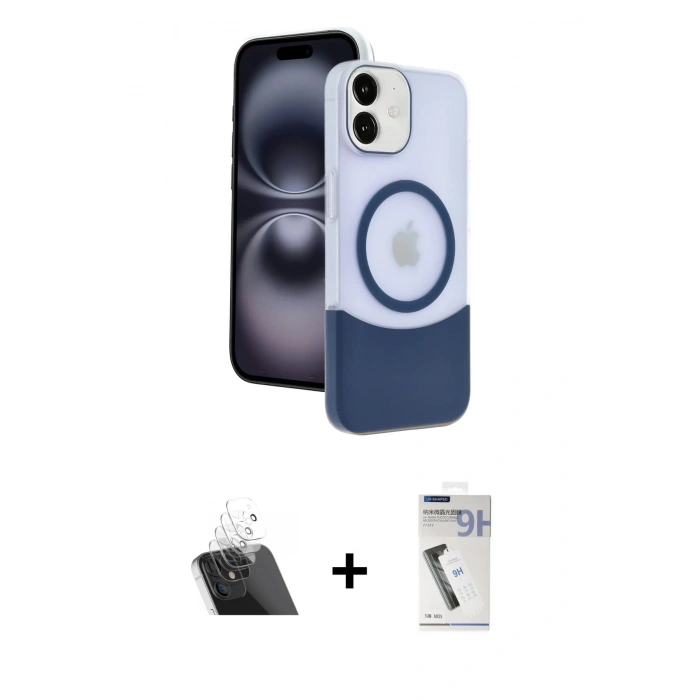 MARSİLYAN™- iPhone 11 Kılıf Kozmos Form Özel Seri - Şeffaf Uv Polymer Nano Ekran Koruyucu + Kamera Lens Koruma Cam - SF