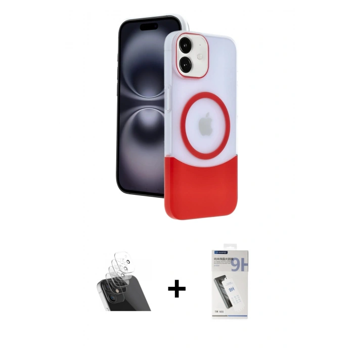 MARSİLYAN™- iPhone 11 Kılıf Kozmos Form Özel Seri - Şeffaf Uv Polymer Nano Ekran Koruyucu + Kamera Lens Koruma Cam - SF