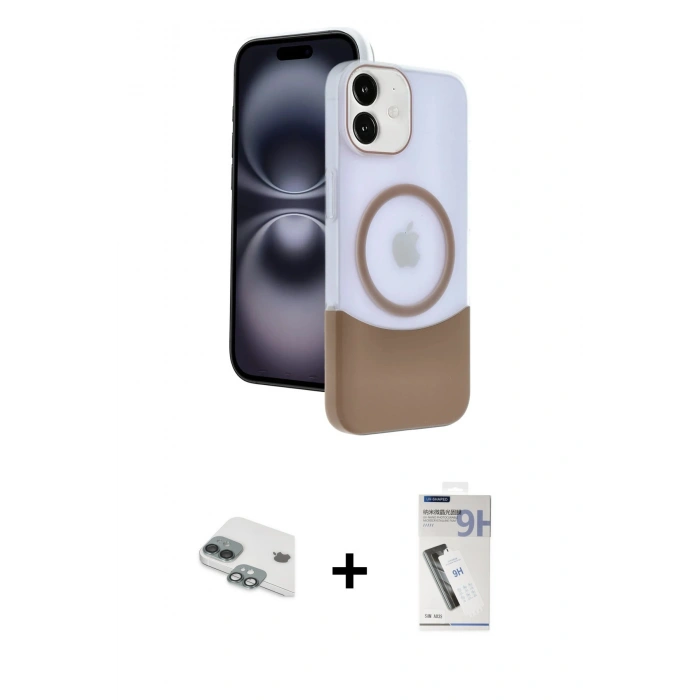 MARSİLYAN™- iPhone 11 Kılıf Kozmos Form Özel Seri - Şeffaf Uv Polymer Nano Ekran Koruyucu + Pers Alüminyum Kamera Lens - YL