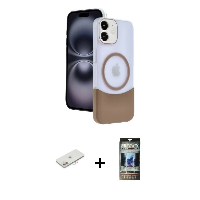 MARSİLYAN™- iPhone 11 Kılıf Kozmos Form Özel Seri - Siyah 34D Hayalet Izgaralı Cam + Renkli Kamera Lens Koruma Cam - PE