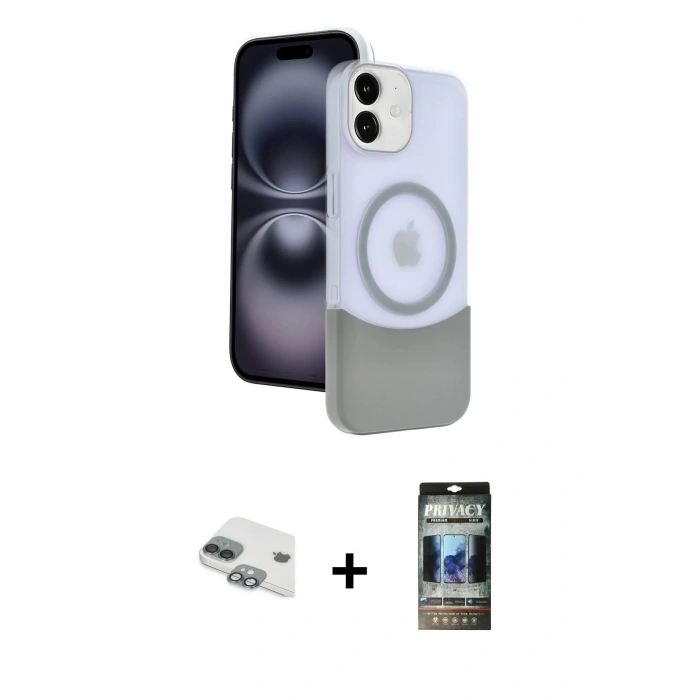 MARSİLYAN™- iPhone 11 Kılıf Kozmos Form Özel Seri - Siyah 34D Hayalet Izgaralı Cam + Pers Alüminyum Kamera Lens - YL