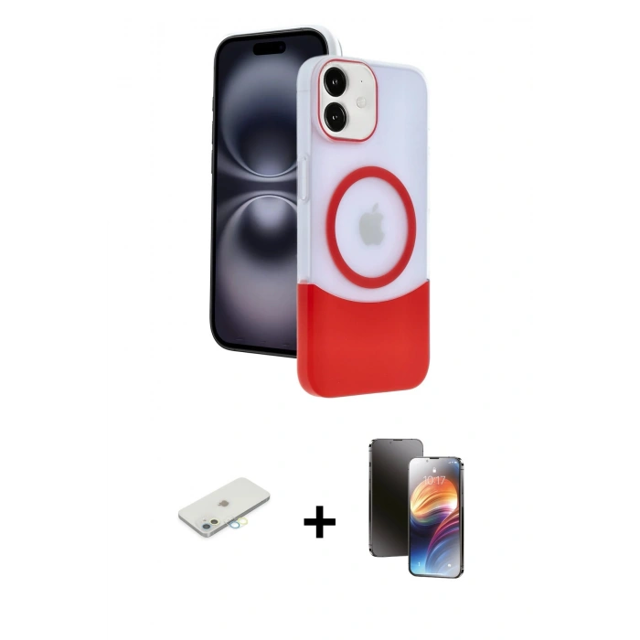 MARSİLYAN™- iPhone 11 Kılıf Kozmos Form Özel Seri - Siyah 3D Antistatik Mat Seramik Nano Ekran Koruyucu + Renkli Kamera Lens Koruma Cam - SI
