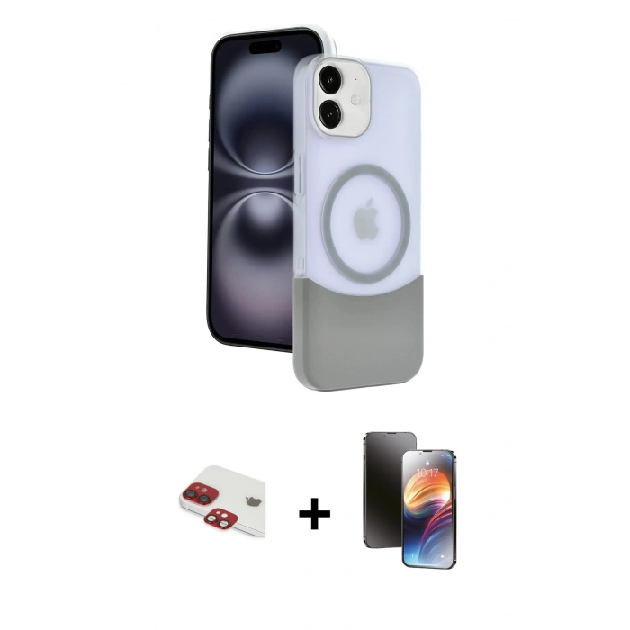 MARSİLYAN™- iPhone 11 Kılıf Kozmos Form Özel Seri - Siyah 3D Antistatik Mat Seramik Nano Ekran Koruyucu + Pers Alüminyum Kamera Lens - KI