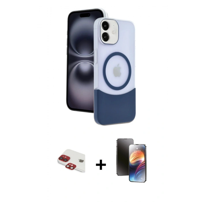 MARSİLYAN™- iPhone 11 Kılıf Kozmos Form Özel Seri - Siyah 3D Antistatik Mat Seramik Nano Ekran Koruyucu + Pers Alüminyum Kamera Lens - KI
