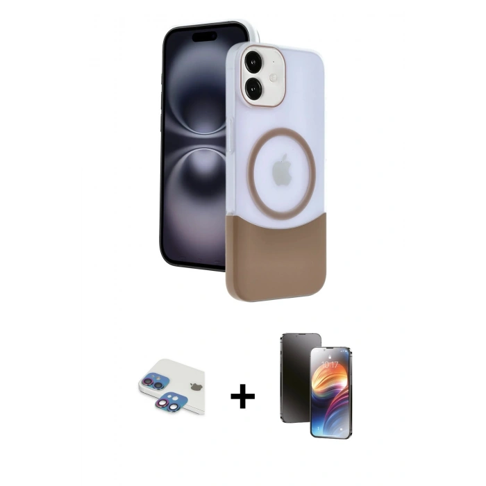 MARSİLYAN™- iPhone 11 Kılıf Kozmos Form Özel Seri - Siyah 3D Antistatik Mat Seramik Nano Ekran Koruyucu + Pers Alüminyum Kamera Lens - GI
