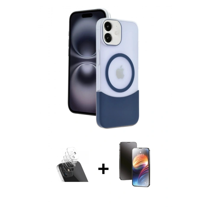 MARSİLYAN™- iPhone 11 Kılıf Kozmos Form Özel Seri - Siyah 3D Antistatik Mat Seramik Nano Ekran Koruyucu + Kamera Lens Koruma Cam - SF