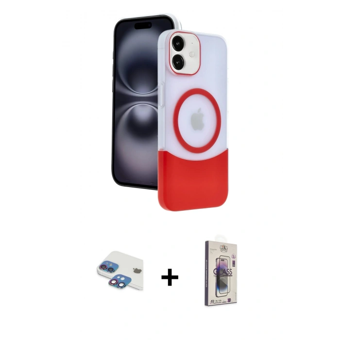 MARSİLYAN™- iPhone 11 Kılıf Kozmos Form Özel Seri - Siyah Bilvis 3D Cam Ekran Koruyucu + Pers Alüminyum Kamera Lens - GI