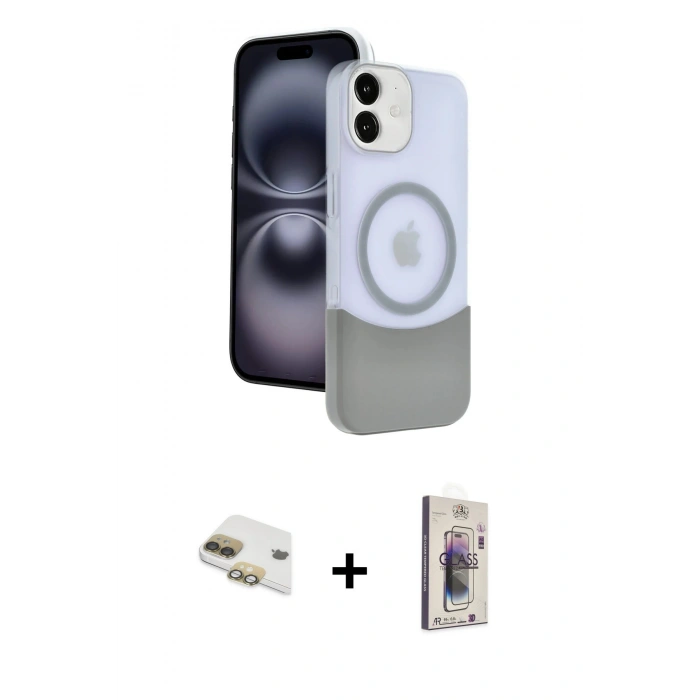 MARSİLYAN™- iPhone 11 Kılıf Kozmos Form Özel Seri - Siyah Bilvis 3D Cam Ekran Koruyucu + Pers Alüminyum Kamera Lens - GD