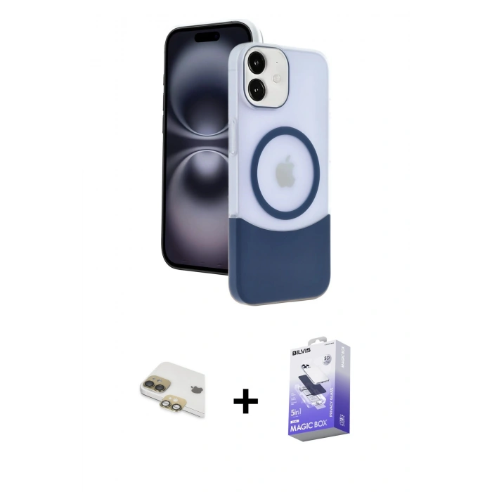 MARSİLYAN™- iPhone 11 Kılıf Kozmos Form Özel Seri - Siyah Bilvis 5in1 5D Magic Hayalet Cam Ekran Koruyucu + Gold Pers Alüminyum Kamera Lens