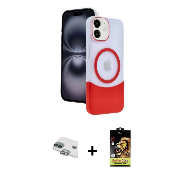 MARSİLYAN™- iPhone 11 Kılıf Kozmos Form Özel Seri - Siyah Buffer Cam Ekran Koruyucu + Yeşil Pers Alüminyum Kamera Lens