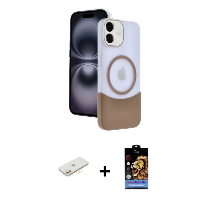 MARSİLYAN™- iPhone 11 Kılıf Kozmos Form Özel Seri - Siyah Buffer Hayalet Cam Ekran Koruyucu + Renkli Kamera Lens Koruma Cam - SI