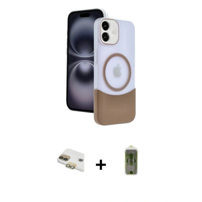 MARSİLYAN™- iPhone 11 Kılıf Kozmos Form Özel Seri - Siyah Joko Magic 5D Hayalet Cam + Pers Alüminyum Kamera Lens - GD