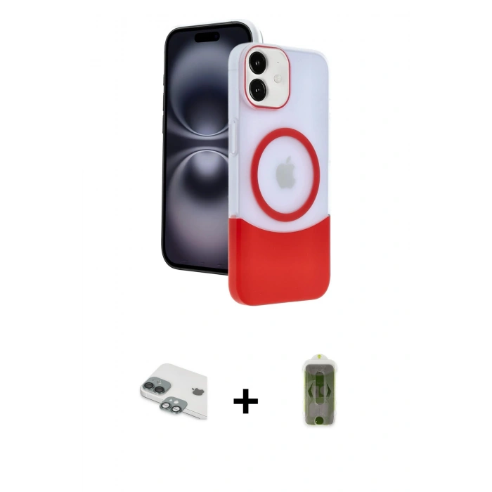MARSİLYAN™- iPhone 11 Kılıf Kozmos Form Özel Seri - Siyah Joko Magic 5D Hayalet Cam + Pers Alüminyum Kamera Lens - YL