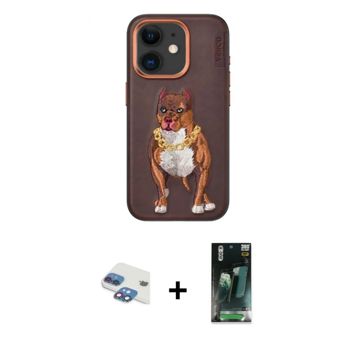 MARSİLYAN™- iPhone 11 Kılıf Nova Form Koleksiyonu - Şeffaf 360 Full Body Arka Koruyucu + Pers Alüminyum Kamera Lens - GI