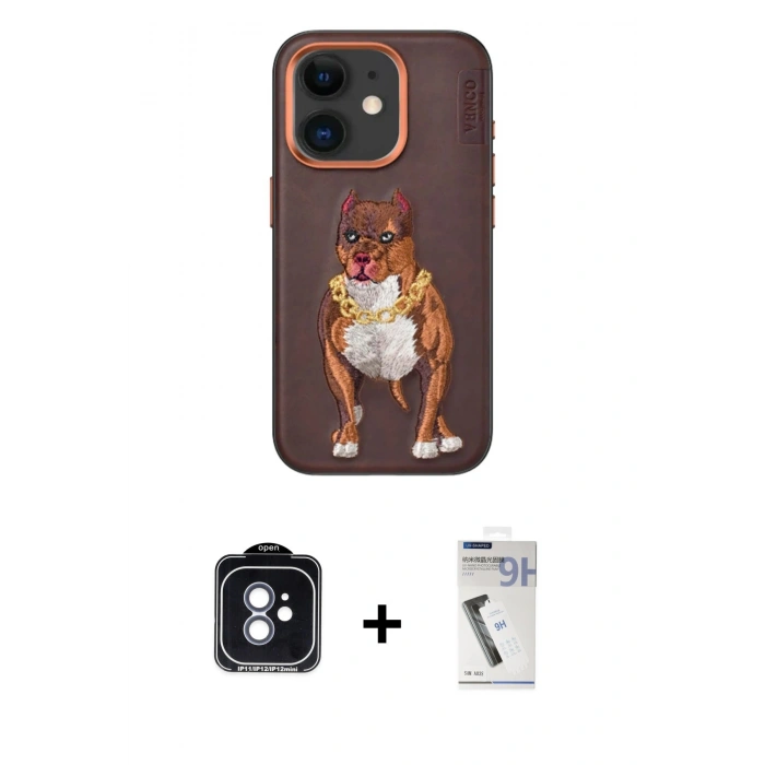 MARSİLYAN™- iPhone 11 Kılıf Nova Form Koleksiyonu - Şeffaf Uv Polymer Nano Ekran Koruyucu + PVD Metal Kamera Lens - MI