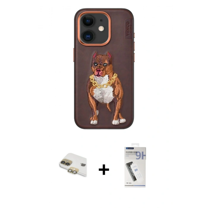 MARSİLYAN™- iPhone 11 Kılıf Nova Form Koleksiyonu - Şeffaf Uv Polymer Nano Ekran Koruyucu + Pers Alüminyum Kamera Lens - GD