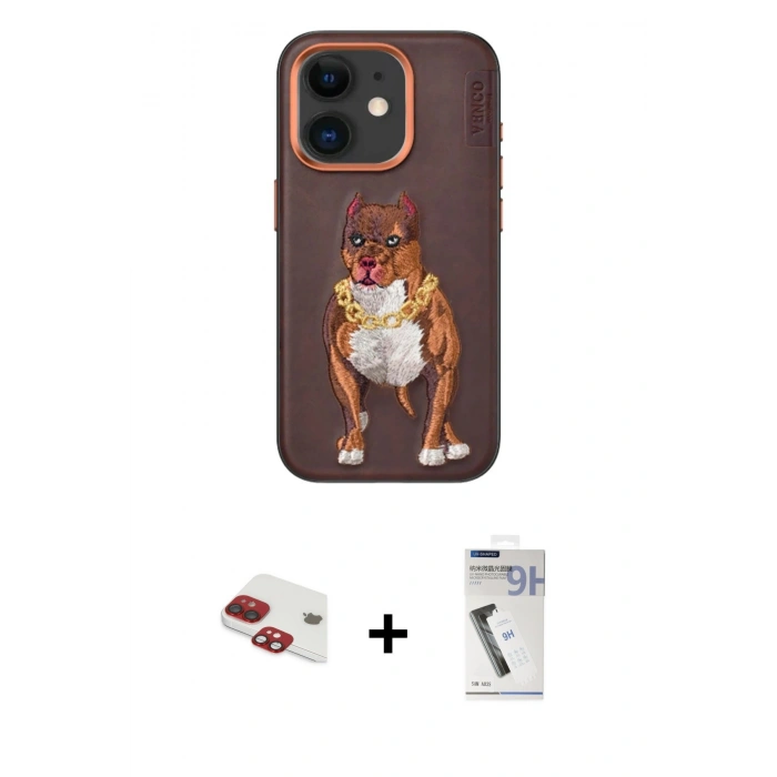 MARSİLYAN™- iPhone 11 Kılıf Nova Form Koleksiyonu - Şeffaf Uv Polymer Nano Ekran Koruyucu + Pers Alüminyum Kamera Lens - KI