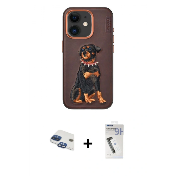 MARSİLYAN™- iPhone 11 Kılıf Nova Form Koleksiyonu - Şeffaf Uv Polymer Nano Ekran Koruyucu + Pers Alüminyum Kamera Lens - LT