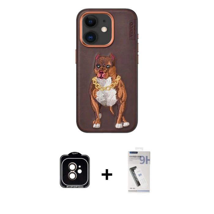 MARSİLYAN™- iPhone 11 Kılıf Nova Form Koleksiyonu - Şeffaf Uv Polymer Nano Ekran Koruyucu + PVD Metal Kamera Lens - TU
