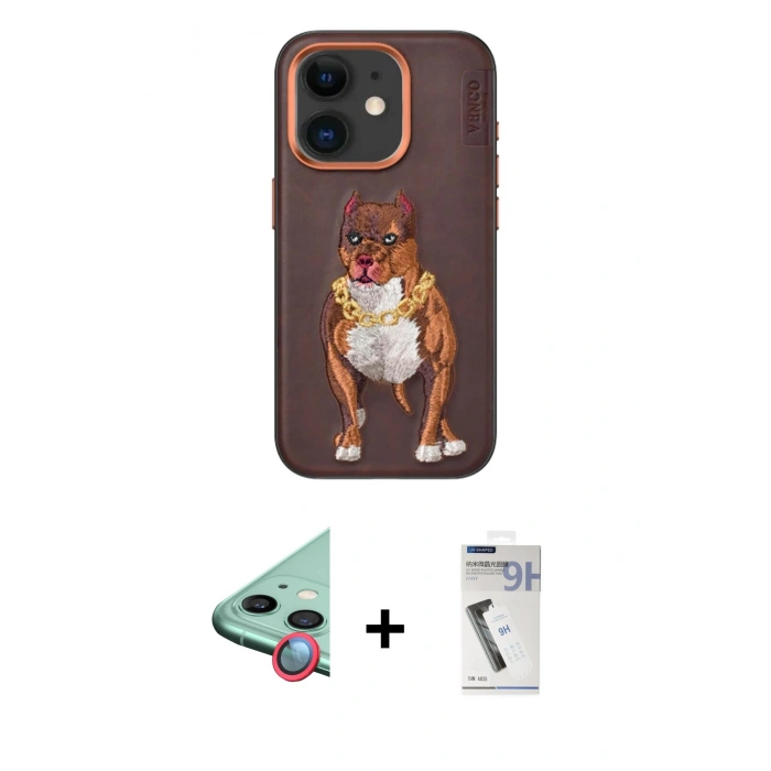 MARSİLYAN™- iPhone 11 Kılıf Nova Form Koleksiyonu - Şeffaf Uv Polymer Nano Ekran Koruyucu + Raze Metal Kamera Lens - KI