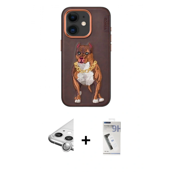 MARSİLYAN™- iPhone 11 Kılıf Nova Form Koleksiyonu - Şeffaf Uv Polymer Nano Ekran Koruyucu + Raze Metal Kamera Lens - GS