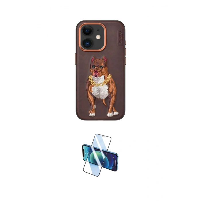 MARSİLYAN™- iPhone 11 Kılıf Nova Form Koleksiyonu - Siyah 3D Antistatik Seramik Nano Ekran Koruyucu