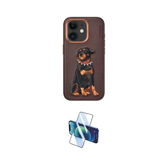 MARSİLYAN™- iPhone 11 Kılıf Nova Form Koleksiyonu - Siyah 3D Antistatik Seramik Nano Ekran Koruyucu