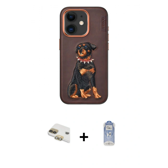 MARSİLYAN™- iPhone 11 Kılıf Nova Form Koleksiyonu - Siyah Joko Magic 5D Cam + Pers Alüminyum Kamera Lens - GD