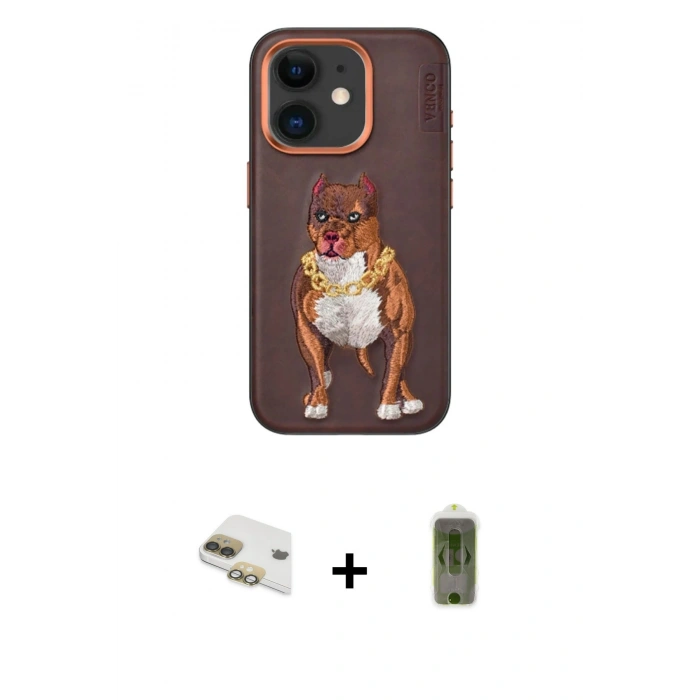 MARSİLYAN™- iPhone 11 Kılıf Nova Form Koleksiyonu - Siyah Joko Magic 5D Hayalet Cam + Gold Pers Alüminyum Kamera Lens