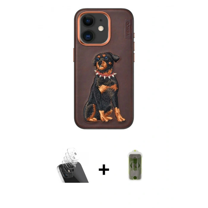 MARSİLYAN™- iPhone 11 Kılıf Nova Form Koleksiyonu - Siyah Joko Magic 5D Hayalet Cam + Kamera Lens Koruma Cam - SF